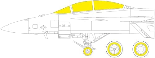 Eduard EDUBIG33140 1/32 Nagy Ed McDonnell Douglas F/A-18F Super Hornet Alkatrészek Set (A Szint), Műanyag Modell Alkatrészek