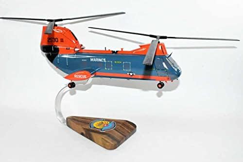 Század Nosztalgia KFT Search and Rescue Iwakuni CH-46-os Modell, 1/38 (14) Skála, Mahagóni, Phrog,