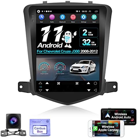 [2+32G] Android 11 Autó Hifi a Chevrolet Chevy Cruze J300 2008-2012 az Apple Carplay&Android Auto,9,7 Hüvelykes Android Fej