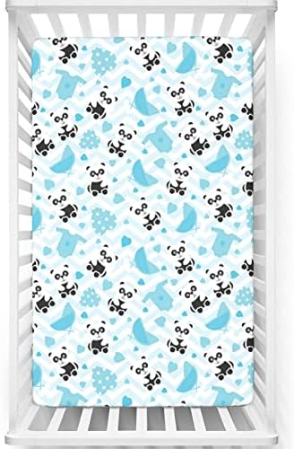 Panda Témájú Felszerelt jegyzetfüzetet,Standard Kiságy, Matrac, Lepedő Kisgyermek Ágy Matrac Lap-Nagyszerű Fiú vagy Lány a Szobában