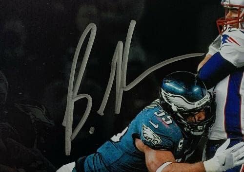 Brandon Graham Aláírt 8x10 Sasok Super Bowl 52 Reflektorfénybe Fotó SZÖVETSÉG - Dedikált NFL-Fotók