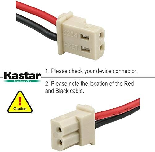 Kastar 2-Pack Akkumulátor Csere Vtech CS6729-5 CS6829 CS6829-2 CS6829-3 CS6859 CS6859-2 CS80100 CS81100 CS82100 CS82300 CS82350 DS6151 DS6501