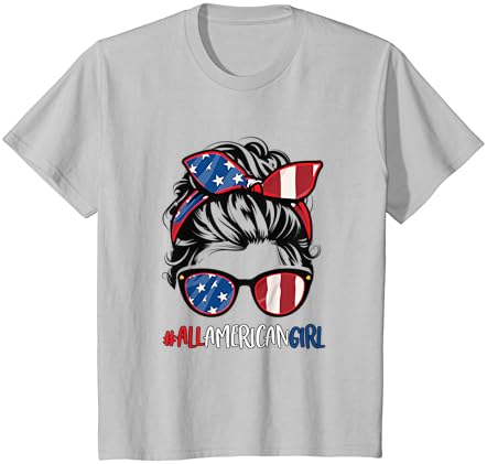 Minden Amerikai Lány, július 4-Ing Nők Piszkos Zsemle USA Zászló, Póló