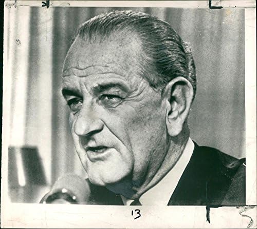 Vintage fotó Lyndon B. Johnson