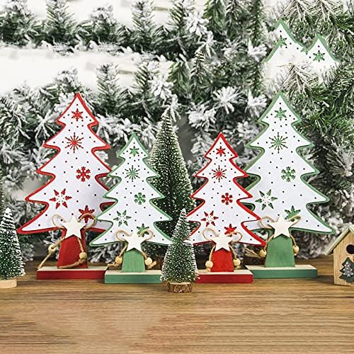 XIOS Karácsonyi Dekoráció 2022 Karácsonyi Asztalt Hópehely, Fából készült karácsonyfa Dísz, Kreatív Karácsonyi Dekorációs Kellékek Asztal