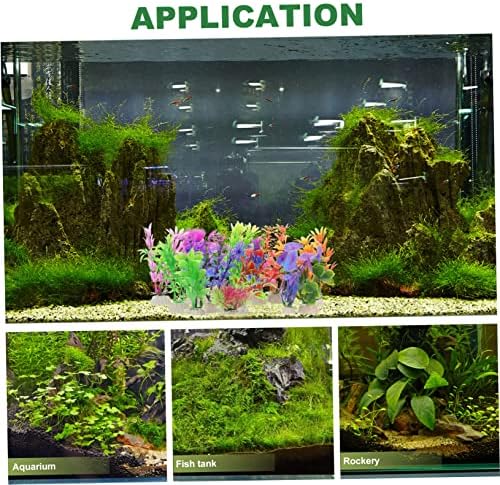Didiseaon 3 Szett Szimuláció a Víz a Növény Kombináció Zöld Növények Artificiales para Mesterséges Növények akvárium Dísze Akvárium Dísze