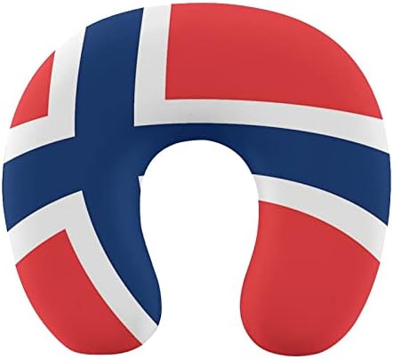 Zászló, Norvégia Úti Párna a Fej-Nyaki Támogatás Párna Memory Foam U-Alakú Fejtámla a Párna Alvás