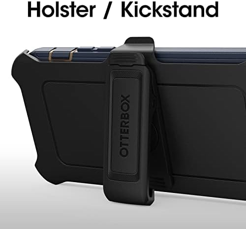 OtterBox iPhone 14 Pro Max (CSAK) Defender Sorozat Esetében - KÉK VELÚR CIPŐ (Kék), masszív & tartós, a kikötő védelmére, magában