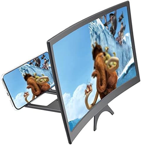 ZHYH 12 Hüvelykes Mobil Telefon Görbített Képernyő-Erősítő-Erősítő 3D Videó Mobiltelefon Nagyító Konzol Állvány Összecsukható Jogosultja