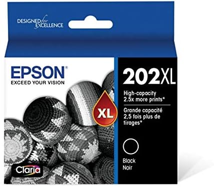 EPSON T202 Claria -Ink Nagy Kapacitású Fekete Patron (T202XL120-S), válasszuk a lehetőséget, Epson Expression and Munkaerő Nyomtatók