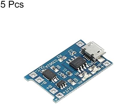 MECCANIXITY Micro USB-4.5-5.5 V 1A 18650 Akku Töltő Modul Töltés Testület Kettős Védelmi Funkciók Csomag 5