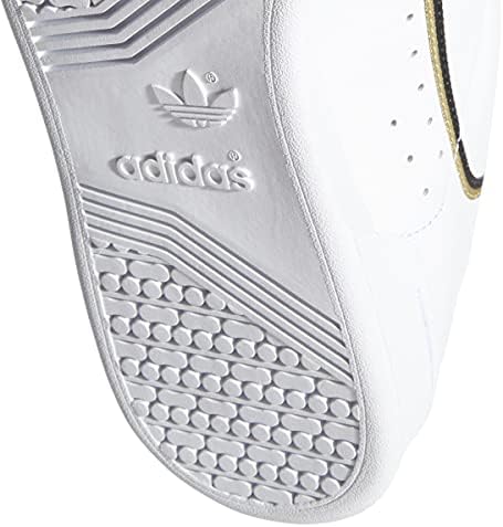 Adidas Férfi Kontinentális 80 Torna Cipő, Felhő, Fehér/Core Fekete/Arany, Fém, 9
