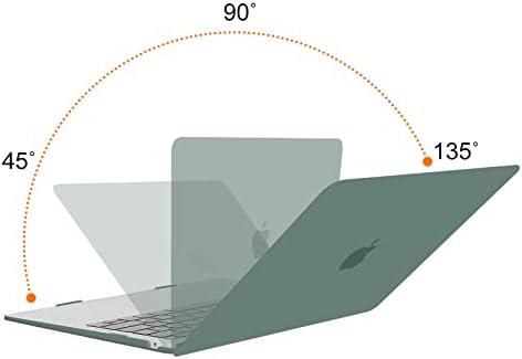 MOSISO Kompatibilis MacBook Air 13 hüvelykes Esetben 2022 2021 2020 2019 2018 Kiadás A2337 M1 A2179 A1932 Retina Kijelző, Touch ID Műanyag Kemény