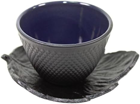 Fekete Pöttyös Hobnail Japán öntöttvas Tea Csésze Szett Csésze Tea Csésze Csészealj ~ fizetünk A forgalmi Adó (1 kupa + 1 csészealj)