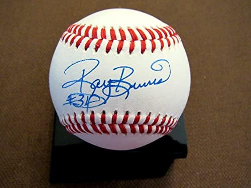 Ray Burris 34 Cubs Yankees Mets Dobó Aláírt Auto Vintage Ol Baseball Szövetség - Dedikált Baseball