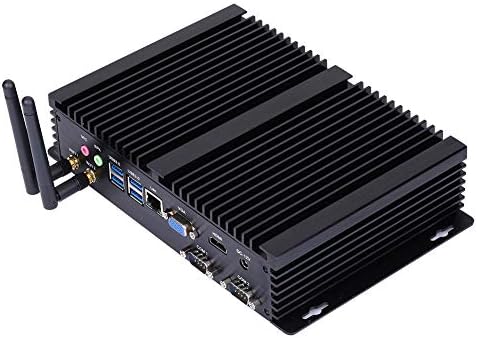 HUNSN ventilátor nélküli Ipari Számítógép, IPC, Mini PC, Windows, 11 vagy Linux Ubuntu, Intel I7 1165G7, IM03, VGA, HDMI, LAN,