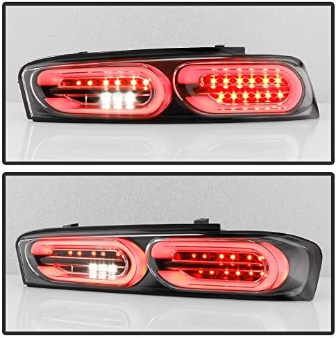 ACANII - A [Gyári Izzó Modell] -2018 Chevy Camaro Fekete Teljes LED-es hátsó Lámpák Lámpák w/Szekvenciális Jel