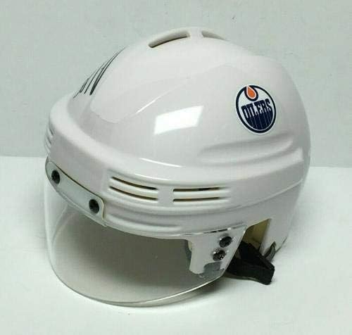 Leon Draisaitl Aláírt Edmonton Oilers Jégkorong Mini-Sisak Fanatikusok A594856 - Dedikált NHL Sisakok, Maszkok