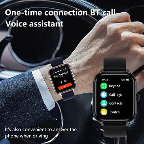 JOSTART 1.85'Smart Óra(Válasz/Hívást),Teljes Érintőképernyős SmartWatch az Android, illetve iOS-Kompatibilis Telefonok Fitness Tracker pulzusszám,Aludni,Vér
