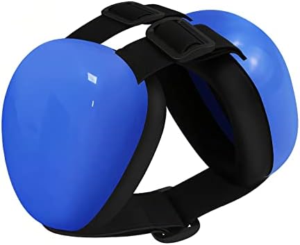 derYEP Kutya Fülvédő a hallásvédő 29dB NRR készült fülmelegítő Zajvédelmi (Nagy, Kék)