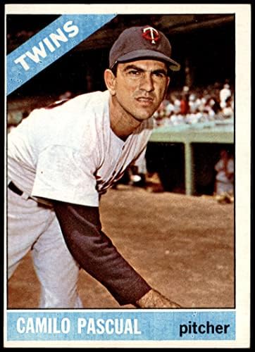 1966 Topps 305 Camilo Pascual Minnesota Twins (Baseball Kártya) VG/EX Ikrek