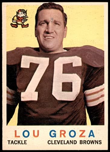 1959 Topps 60 Lou Groza Cleveland Browns-FB (Foci Kártya) NM Browns-FB Ohio St.