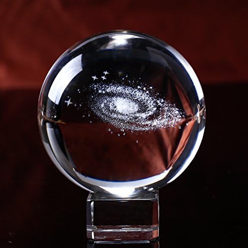 XIAOJIA 6/8Cm Átmérőjű Földgömb Galaxy Miniatúrák kristálygömb 3D Lézer Gravírozott Kvarc Üveg Labda Gömb lakberendezési Kiegészítők, Ajándékok-8