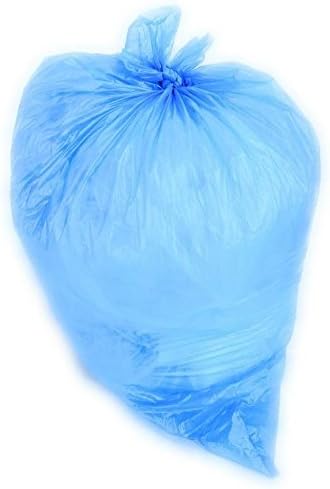 PlasticMill 33 Literes szemeteszsákot: Kék, 1.5 MILLIÓT, 33x39, 100 Táskák.