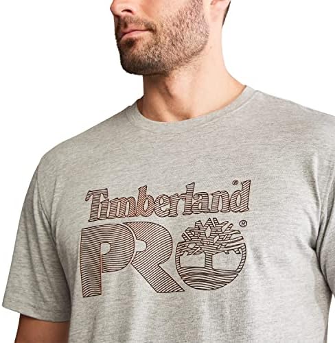 Timberland PRO Férfi Texturált Grafikus Rövid Ujjú T-Shirt