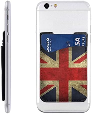Brit Zászló Telefon Kártya Tartóját Pu Bőr Hitelkártya Id Esetben Tasak 3m Ragasztó Ujjú Minden Okostelefonok