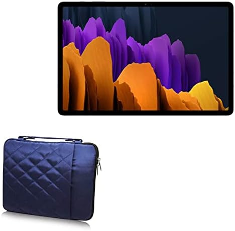 BoxWave Esetben a Samsung Galaxy Tab S7 (a bíróság által BoxWave) - Steppelt hordtáska, Puha műbőr Borító w/Gyémánt Design