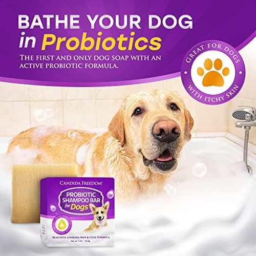 Masseys Természetes Kutya Szappan a Probiotikumok, Illóolajok - Kutya Sampon Hipoallergén Viszkető, Érzékeny Bőrre - jó Illata van