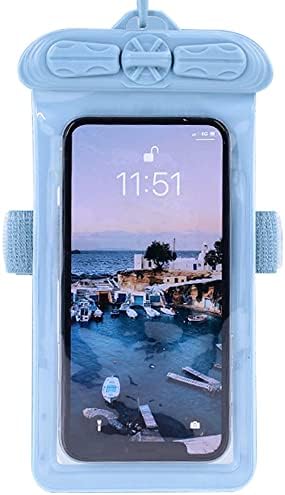 Vaxson Telefon Esetében, Kompatibilis BLU Dash G -Ig Vízálló Tok Száraz Táska [ Nem Képernyő Védő Fólia ] Kék