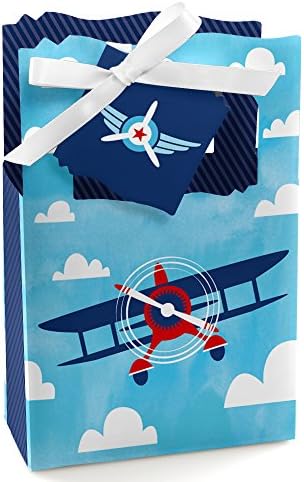Figyelembe Repülés, Repülőgép - Vintage Gép Baba Zuhany vagy Szülinapi Buliba Doboz - 12