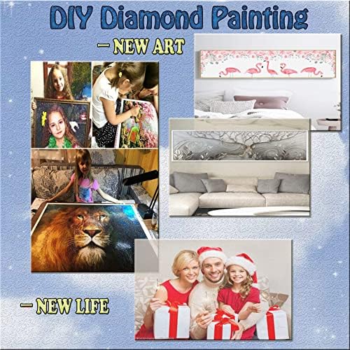 Gyémánt Festmény Készletek Felnőttek számára, Nagy, Kék Fa Gyémánt Művészet Gyerekek Kezdő DIY 5D Paint Számok, Nagy Teljes Gyakorlat