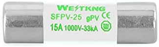 CNHKAU PV Solar Biztosíték 1000V DC 10 * 38mm 1A 3A 5A 10A 15A 20A 25A 30A Fotovoltaikus villamosenergia-Rendszer Védelme, a Tiszta