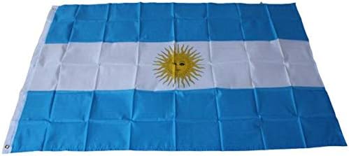 Zerlibeaful 3 Banner 5 Futball Zászló Argentína 3x5 Nemzeti x Egyéb (Fehér, Egy Méret)