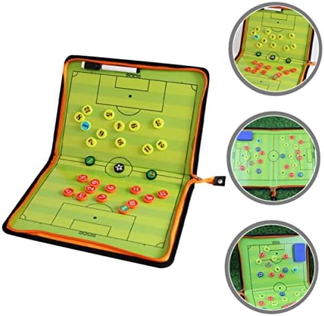 CLISPEED 2 db Futball Tervezés Radír Újrafelhasználható Taktika Képzés Foci a Stratégia Mappák Száraz Edző Cipzár Jelölő Törlése Kreatív Kosárlabda