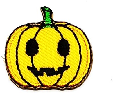 Kleenplus 3Pcs. Mini Halloween Tök Aranyos Sárga Folt Rajzfilm Gyerekeknek Gyerekek Matricák Mesterségek, Művészetek Varrás Javítás