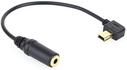 3,5 mm-es Mikrofon Adapter Kábel a GoPro HERO3 HERO3+ 4k hd felbontás mellett, illetve Más, Mini USB 10Pin Port Kamera,Arany Bevonat, Felület