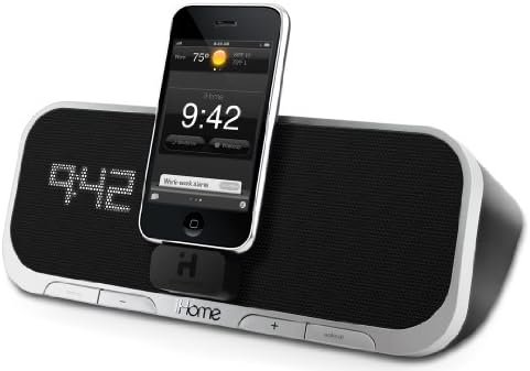 így iA5 App-Fokozott 30-Pin iPod/iPhone Ébresztőóra Hangsugárzó Dokkoló