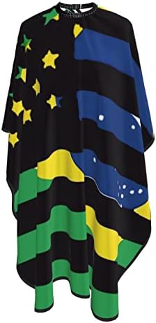 Borbély Cape Professzionális Fodrász Szalon Pelerinek, Amerikai, Brazil Zászló Nagy Borbély Köpeny Stóla, a Rugalmas Nyak DIY Hajvágás,