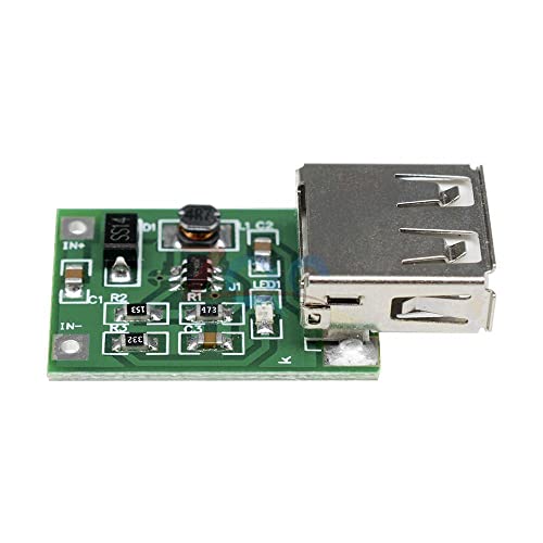 2db DC 0.9-5V 600MA USB Kimenet Boost Konverter Mini DC-DC Step Up Tápegység Modul Lítium Akkumulátor Töltő Testület 0.9 V-5V
