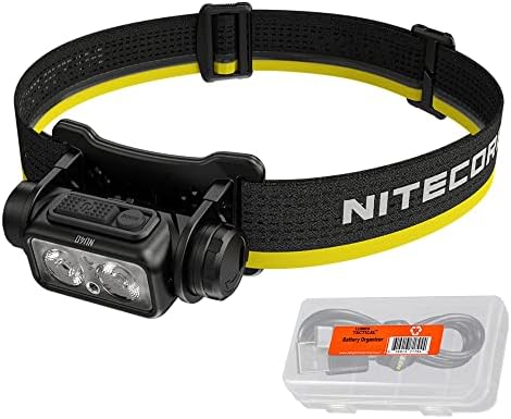 Nitecore NU40 Futó Fényszóró, 1000 Lumen USB-C az Újratölthető Fényes Könnyű a Kemping, Túrázás a Reflektorfénybe, Öntött,