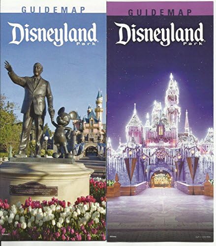 Disneyland Park Készlet 6 Térkép, Idegenvezetők, Mely a Hó Fehér, Ariel Hamupipőke, Fantasmic & Walt PMA1