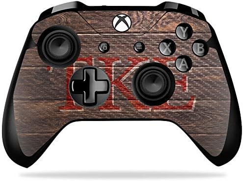 MightySkins Szénszálas Bőr Microsoft Xbox One X Vezérlő - Tau Kappa Epsilon Fa | Védő, Tartós Szerkezetű Szénszálas Befejezés |