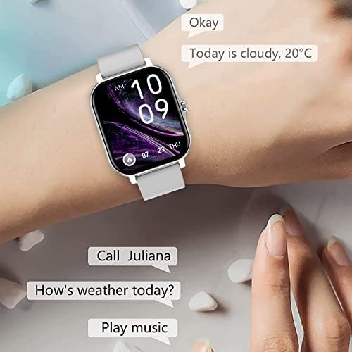 MORESEC Intelligens Karóra az Android iPhone, Multifunkcionális Bluetooth Beszélni Smartwatch 1.7 Hüvelykes IPS Full-Érintőképernyős