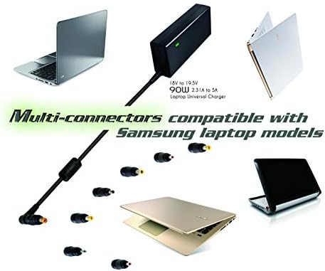 4 az 1-ben Minden a Samsung 90W, hogy 33W 18.5 V 19,5 V-os Multi-Csatlakozó Készlet A Dugókat Univerzális Laptop Töltő Hordozható