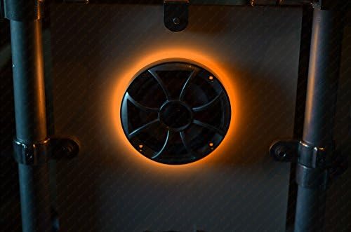 ROBBANÁS LED Hangszóró Fény Gyűrűk Kompatibilis Nedves Hangzik SW-808 XS-808 REVO 8 - Előre fúrt - Készen áll a telepítésre (2 Csomag)