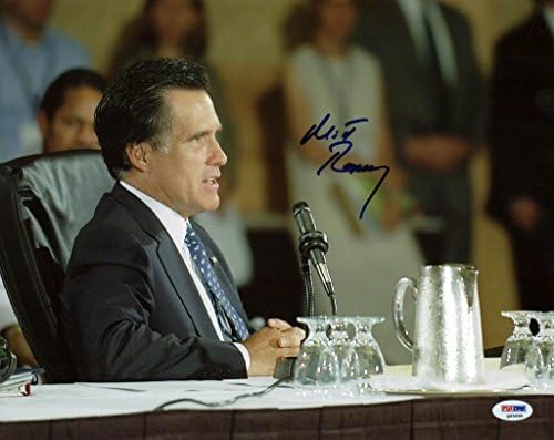 Mitt Romney Aláírt Hiteles 11X14 Fotó Dedikált PSA/DNS Q45698